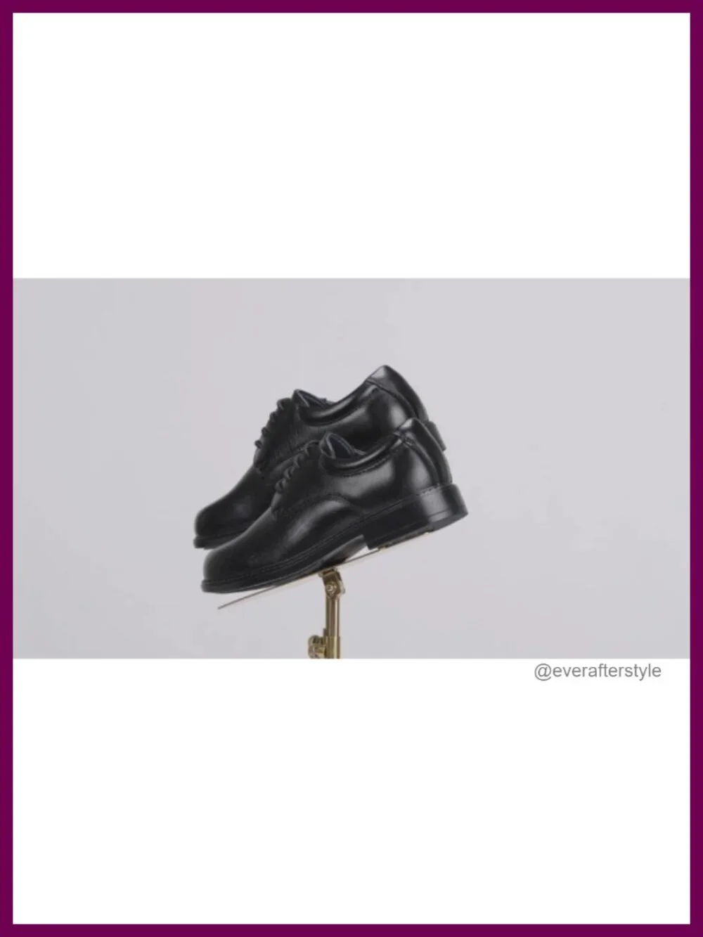 Boys Oxford Dress Shoes Faux Leather Lace Up Low Top
